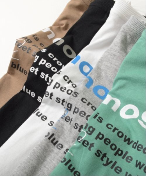 GLAZOS（グラソス）の「【大人向けサイズあり】【プチプラ】バックロゴ長袖Tシャツ（Tシャツ/カットソー・キッズ・ホワイト/ベージュ/グリーン/ブラック/グレー・S/M/L/LL）」の6枚目の写真