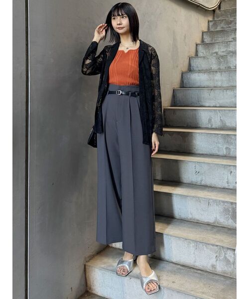 MURUA（ムルーア）の「メタリックパフミュール（パンプス・レディース・ブラック/シルバー・24.5/23.5）」の9枚目の写真