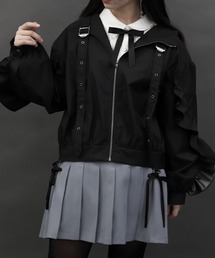 axes femme POETIQUE | ベルトデザインブルゾン(ブルゾン)