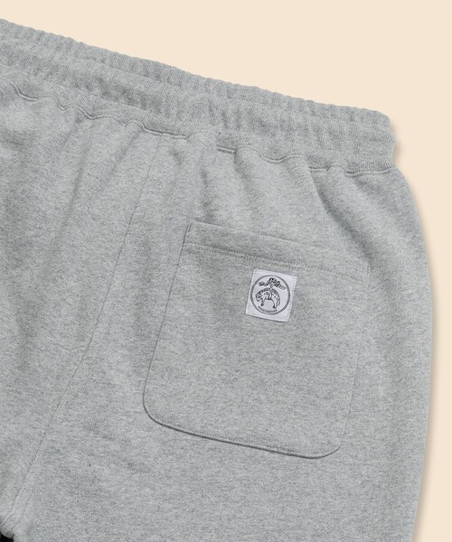 コットンフレンチテリー GFロゴラベル スウェットパンツ