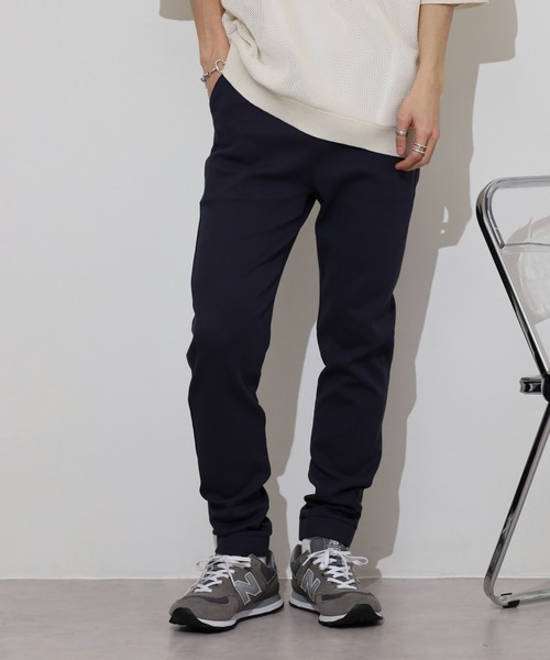 KRIFF MAYER（クリフメイヤー）の「KRIFF MAYER  Much stretchable jogger pants / むちゃのびジョガーパンツ unisex（チノパンツ・メンズ・グレー/ブラック/ベージュ/ネイビー/カーキ・S/M/L/XL）」の5枚目の写真