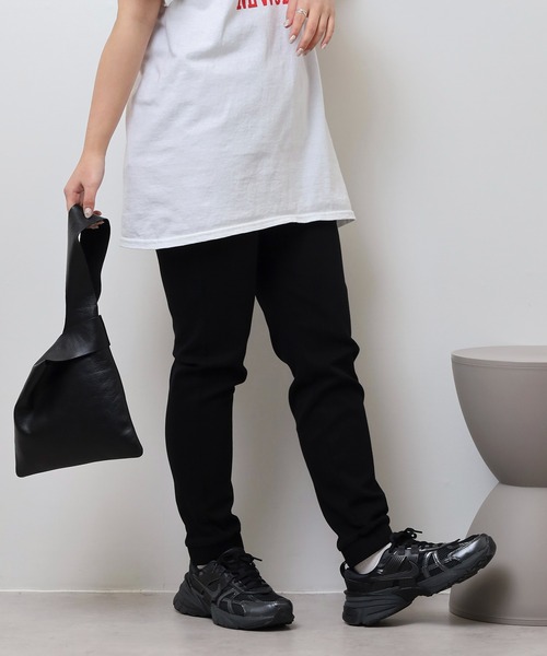 KRIFF MAYER（クリフメイヤー）の「KRIFF MAYER  Much stretchable jogger pants / むちゃのびジョガーパンツ unisex（チノパンツ・メンズ・グレー/ブラック/ベージュ/ネイビー/カーキ・S/M/L/XL）」の13枚目の写真
