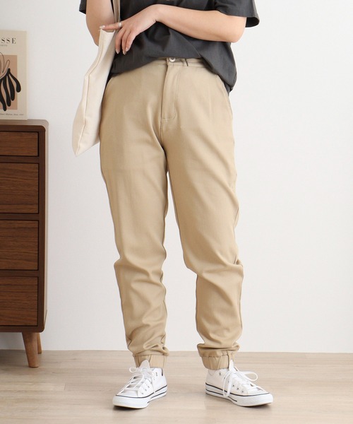 KRIFF MAYER（クリフメイヤー）の「KRIFF MAYER  Much stretchable jogger pants / むちゃのびジョガーパンツ unisex（チノパンツ・メンズ・グレー/ブラック/ベージュ/ネイビー/カーキ・S/M/L/XL）」の19枚目の写真