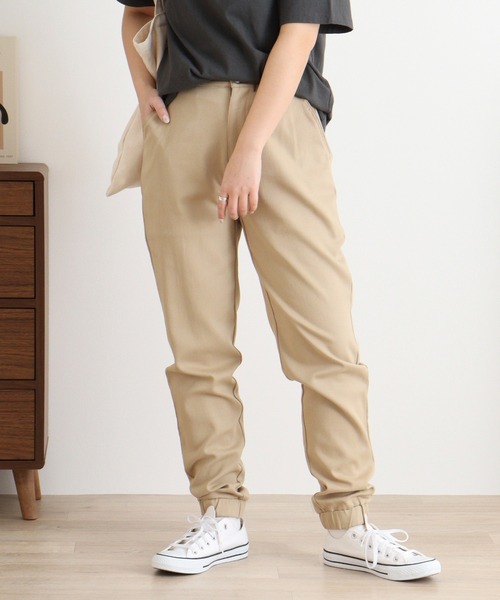 KRIFF MAYER（クリフメイヤー）の「KRIFF MAYER  Much stretchable jogger pants / むちゃのびジョガーパンツ unisex（チノパンツ・メンズ・グレー/ブラック/ベージュ/ネイビー/カーキ・S/M/L/XL）」の8枚目の写真