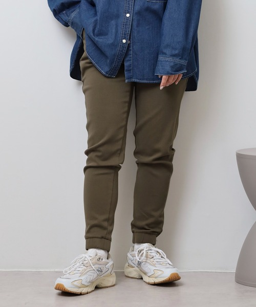 KRIFF MAYER（クリフメイヤー）の「KRIFF MAYER  Much stretchable jogger pants / むちゃのびジョガーパンツ unisex（チノパンツ・メンズ・グレー/ブラック/ベージュ/ネイビー/カーキ・S/M/L/XL）」の9枚目の写真