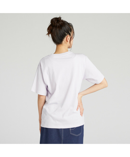 PUMA（プーマ）の「PUMA プーマ ウィメンズ ESS MX NO1 ロゴ リラックス 半袖 Tシャツ（Tシャツ/カットソー・レディース・ホワイト/ピンク系その他/ミント・LARGE/X-LARGE/MEDIUM/SMALL）」の4枚目の写真