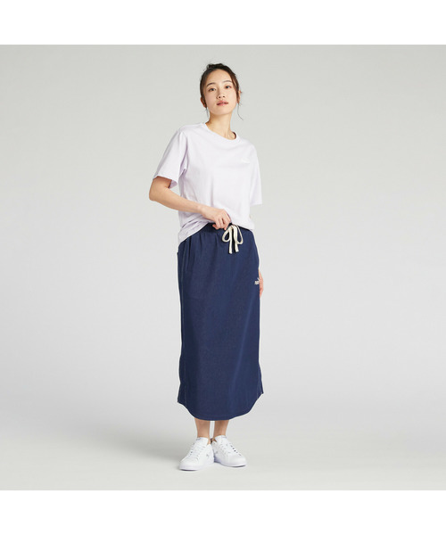 PUMA（プーマ）の「PUMA プーマ ウィメンズ ESS MX NO1 ロゴ リラックス 半袖 Tシャツ（Tシャツ/カットソー・レディース・ホワイト/ピンク系その他/ミント・LARGE/X-LARGE/MEDIUM/SMALL）」の5枚目の写真