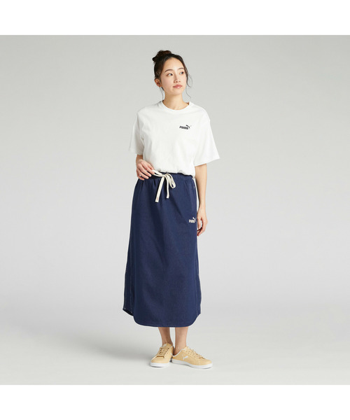 PUMA（プーマ）の「PUMA プーマ ウィメンズ ESS MX NO1 ロゴ リラックス 半袖 Tシャツ（Tシャツ/カットソー・レディース・ホワイト/ピンク系その他/ミント・LARGE/X-LARGE/MEDIUM/SMALL）」の10枚目の写真