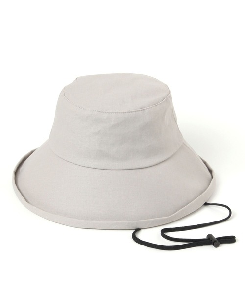 FOUND GOOD(ファウンドグッド)の「アラエルヒモツキハット(ハット・レディース・ネイビー/ブラック/アイボリー/グレー系2・FREE)」の3枚目の写真