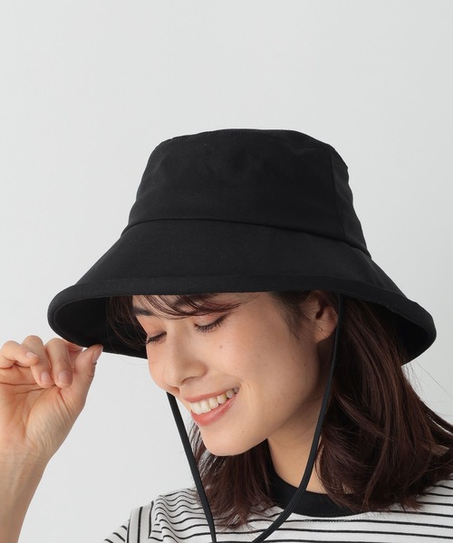 FOUND GOOD(ファウンドグッド)の「アラエルヒモツキハット(ハット・レディース・ネイビー/ブラック/アイボリー/グレー系2・FREE)」の8枚目の写真