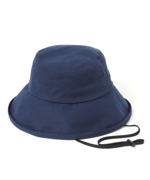 FOUND GOOD(ファウンドグッド)の「アラエルヒモツキハット(ハット・レディース・ネイビー/ブラック/アイボリー/グレー系2・FREE)」の11枚目の写真