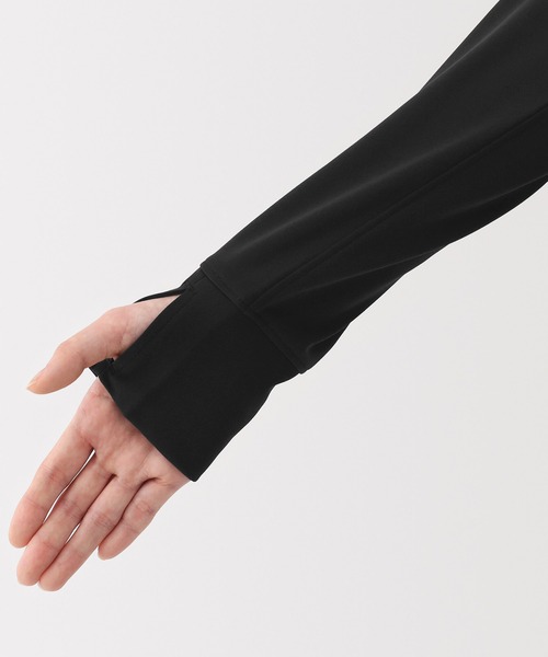 無印良品（ムジルシリョウヒン）の「婦人　ＵＶカット乾きやすいフルジップパーカ（パーカー・レディース・ピンク/スモーキーグリーン系/ブラック/グレー系/オフホワイト・XL/L/M/S）」の19枚目の写真