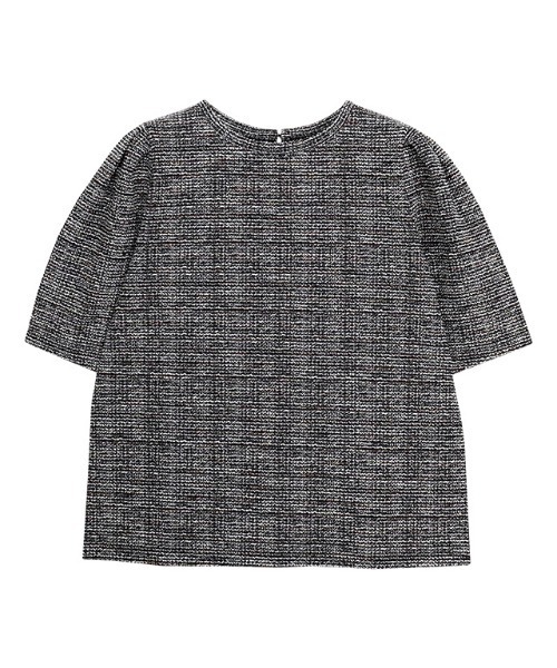 Pierrot(ピエロ)の「ツイードパフスリーブカットソー(Tシャツ/カットソー・レディース・ベージュ/ブラック/ブルー・M/L/LL/S)」の20枚目の写真