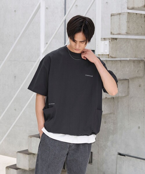 coen(コーエン)の「ガーデンポケットTシャツ(Tシャツ/カットソー・メンズ・オリーブ/オフホワイト/ダークグレー・M/XL/L)」の12枚目の写真