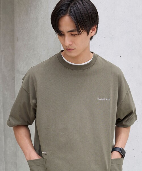 coen(コーエン)の「ガーデンポケットTシャツ(Tシャツ/カットソー・メンズ・オリーブ/オフホワイト/ダークグレー・M/XL/L)」の17枚目の写真