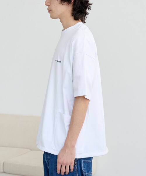 coen(コーエン)の「ガーデンポケットTシャツ(Tシャツ/カットソー・メンズ・オリーブ/オフホワイト/ダークグレー・M/XL/L)」の21枚目の写真