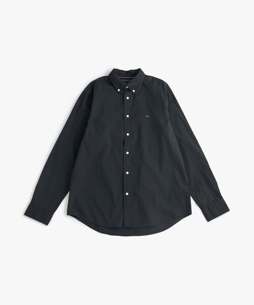 TOMMY HILFIGER(トミーヒルフィガー)の「コアフレックスポプリンソリッドシャツ(シャツ/ブラウス・メンズ・ブラック/ライトブルー/ホワイト/ネイビー・SMALL/X-LARGE/MEDIUM/LARGE)」の8枚目の写真