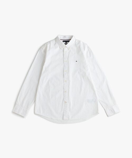 TOMMY HILFIGER(トミーヒルフィガー)の「コアフレックスポプリンソリッドシャツ(シャツ/ブラウス・メンズ・ブラック/ライトブルー/ホワイト/ネイビー・SMALL/X-LARGE/MEDIUM/LARGE)」の20枚目の写真
