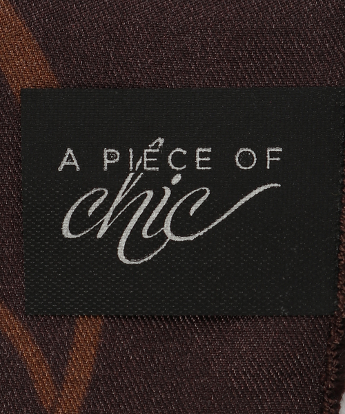 EDIT. FOR LULU（エディットフォールル）の「【A PIECE OF CHIC/ア・ピース・オブ・シック】silk skirf challenge（バンダナ/スカーフ・レディース・ブラウン・FREE）」の6枚目の写真