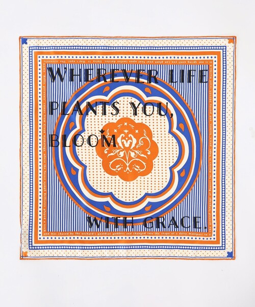 manipuri（マニプリ）の「manipuri デイジースカーフ（マフラー・レディース・オレンジ系その他/ブルー系その他/ベージュ系その他・FREE）」の5枚目の写真