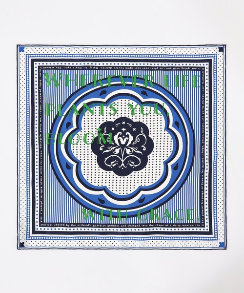 manipuri（マニプリ）の「manipuri デイジースカーフ（マフラー・レディース・オレンジ系その他/ブルー系その他/ベージュ系その他・FREE）」の7枚目の写真