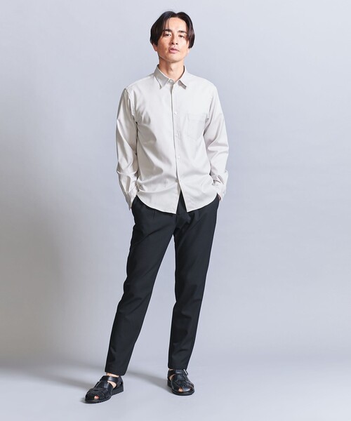 BEAUTY&YOUTH UNITED ARROWS(ビューティーアンドユースユナイテッドアローズ)の「クリア オックスフォード レギュラー シャツ(シャツ/ブラウス・メンズ・ダークグレー/ナチュラル/ネイビー/ホワイト・S/M/L/XL/XS)」の6枚目の写真