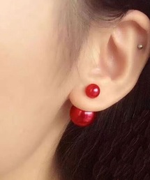 LUGG NAGG | 【LUGG NAGG/ラグナグ】キャンディーポップカラー ダブルキャッチピアス(ピアス（両耳用）)