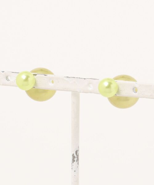 LUGG NAGG（ラグナグ）の「【LUGG NAGG/ラグナグ】キャンディーポップカラー ダブルキャッチピアス（ピアス（両耳用）・レディース・ライトグリーン/ホワイト/グリーン/ブルー/ゴールド/ブラック/レッド/ピンクベージュ・FREE）」の13枚目の写真