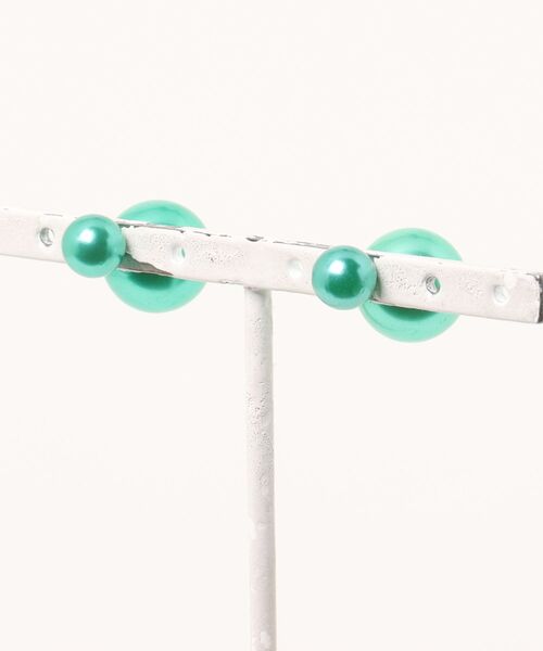 LUGG NAGG（ラグナグ）の「【LUGG NAGG/ラグナグ】キャンディーポップカラー ダブルキャッチピアス（ピアス（両耳用）・レディース・ライトグリーン/ホワイト/グリーン/ブルー/ゴールド/ブラック/レッド/ピンクベージュ・FREE）」の16枚目の写真