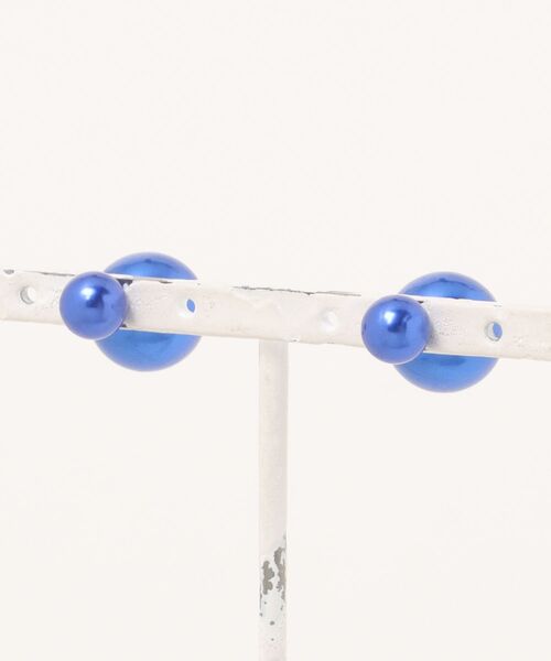 LUGG NAGG（ラグナグ）の「【LUGG NAGG/ラグナグ】キャンディーポップカラー ダブルキャッチピアス（ピアス（両耳用）・レディース・ライトグリーン/ホワイト/グリーン/ブルー/ゴールド/ブラック/レッド/ピンクベージュ・FREE）」の18枚目の写真