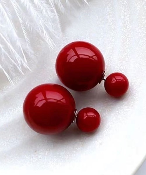 LUGG NAGG（ラグナグ）の「【LUGG NAGG/ラグナグ】キャンディーポップカラー ダブルキャッチピアス（ピアス（両耳用）・レディース・ライトグリーン/ホワイト/グリーン/ブルー/ゴールド/ブラック/レッド/ピンクベージュ・FREE）」の10枚目の写真