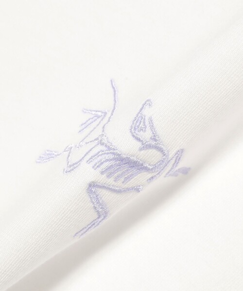 ARC'TERYX(アークテリクス)の「ARC'TERYX / リトルバード クルー ショートスリーブ ウィメンズ(Tシャツ/カットソー・レディース・ブラック/ホワイト・SMALL/MEDIUM)」の6枚目の写真