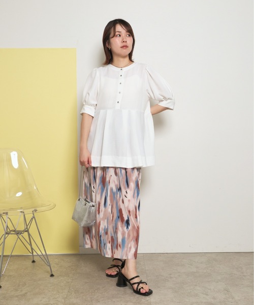 CFCL⭐︎ペプラムトップス 前後2way ペプラムトップス Palm Riche│Eimee Law & LHELBIE 公式