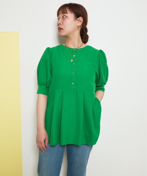 前後2way ペプラムトップス Palm Riche│Eimee Law & LHELBIE 公式