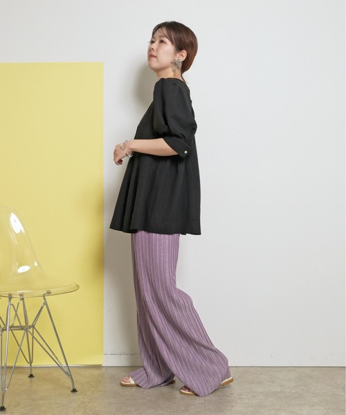 前後2way ペプラムトップス Palm Riche│Eimee Law & LHELBIE 公式