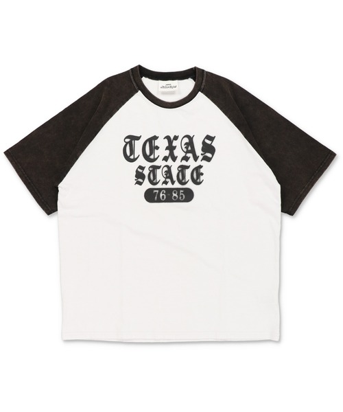 SALE 氣志團 ラグランTシャツ レア KISARAZU CITY Tシャツ セール】グランジラグランTシャツ/オールドイングリッシュロゴ