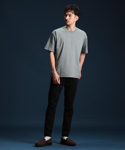 THE SHOP TK （ザ ショップ ティーケー ）の「PERFECTEE/パーフェクティー　【接触冷感/吸水速乾/UVカット/防シワ】（Tシャツ/カットソー・メンズ・モスグリーン/ベージュ/オフホワイト/チャコールグレー・02/03/04）」の17枚目の写真