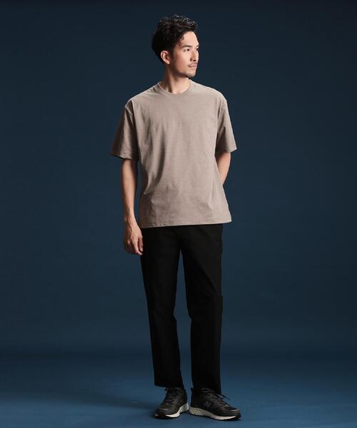 THE SHOP TK （ザ ショップ ティーケー ）の「PERFECTEE/パーフェクティー　【接触冷感/吸水速乾/UVカット/防シワ】（Tシャツ/カットソー・メンズ・モスグリーン/ベージュ/オフホワイト/チャコールグレー・02/03/04）」の19枚目の写真