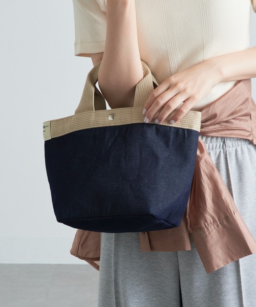 A by MAGASIN DE MODE(エーバイマガジンデモード)の「【A by MAGASIN DE MODE】ミニョントート SNBD(トートバッグ・レディース・キャメル/シルバー/ブルー/マルチ/アイボリー/チャコールグレー/ブラック/ネイビー/グレー・FREE)」の19枚目の写真
