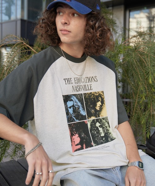 BARK MANHATTAN（バークマンハッタン）の「【BARK MANHATTAN】ヴィンテージライクデザイン オーバーサイズラグラン半袖Tシャツ（Tシャツ/カットソー・レディース・チャコール/グレー系4/オフホワイト/アッシュグレー/ブラック系3/グレー系9/グレー系8/グレー系7・M/L）」の5枚目の写真