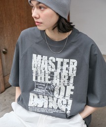 BARK MANHATTAN（バークマンハッタン）の「【BARK MANHATTAN】ヴィンテージライクデザイン オーバーサイズラグラン半袖Tシャツ（Tシャツ/カットソー）」