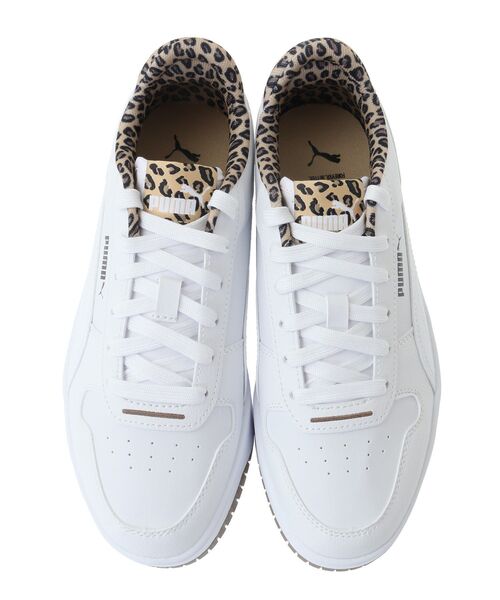 PUMA キャリーナストリートレオ ホワイト スニーカー プーマ PUMA レディース スニーカー キャリーナ ストリート レオ