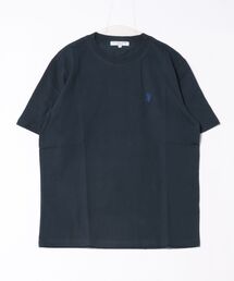 【U.S. POLO ASSN./ユーエスポロアッスン】コットン ロゴ ワンポイント刺繍 半袖Tシャツ/無地T