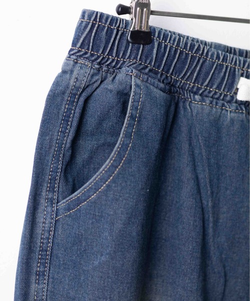 B.I.D.(ビーアイディー)の「《ヴィンテージライク》ルーズフィット ストレートデニム(デニムパンツ・メンズ・サックスブルー/ダークインディゴブルー・FREE)」の4枚目の写真
