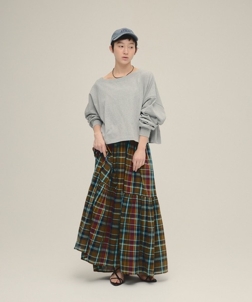 【eL】Made In India Madras Check One-piece eL】Made In India Madras Check One-piece/319955