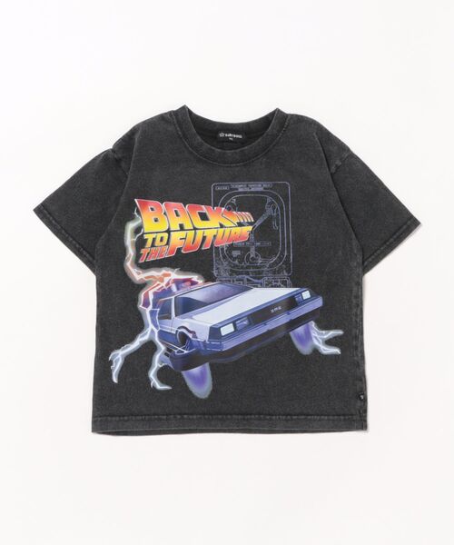 BABYDOLL（ベビードール）の「【綿100％】 親子お揃い バック・トゥ・ザ・フューチャー グラフィックTシャツ 0368K（Tシャツ/カットソー・キッズ・ブラック・90cm/100cm/110cm/120cm/130cm/140cm）」の3枚目の写真