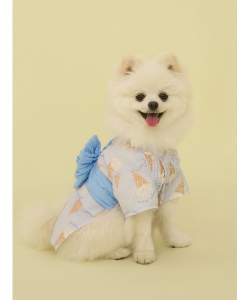 gelato pique(ジェラートピケ)の「【CAT&DOG】浴衣(ペットウェア・レディース・ベージュ/オフホワイト/ピンク/ブルー・SMALL/MEDIUM/LARGE)」の22枚目の写真