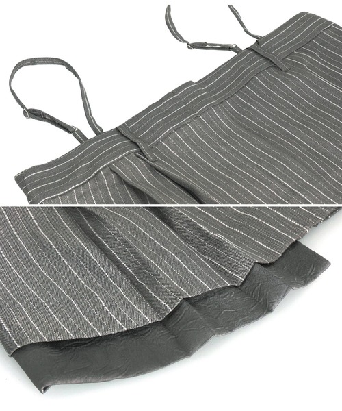 Settimissimo（セッティミッシモ）の「ヘリンボーン ストライプ レイヤード キャミソール（キャミソール・レディース・グレー/ベージュ・FREE）」の19枚目の写真