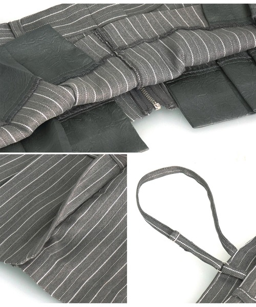 Settimissimo（セッティミッシモ）の「ヘリンボーン ストライプ レイヤード キャミソール（キャミソール・レディース・グレー/ベージュ・FREE）」の20枚目の写真