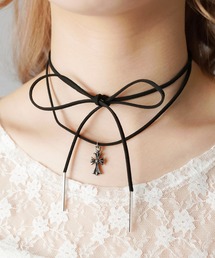 バタフライ鍵モチーフ チョーカーネックレス（チョーカー）｜ANNA SUI